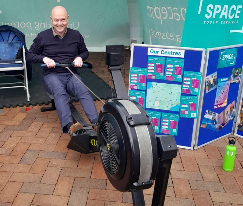 Rowing to space for Tiverton’s young people